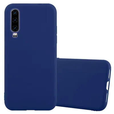 Zdjęcie produktu dla Etui Cadorabo do Huawei P30 w kolorze niebieskim, silikonowe etui TPU na telefon komórkowy