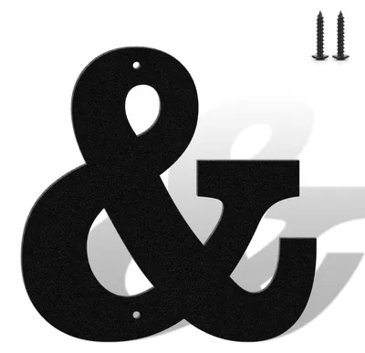 Productafbeelding van Huisnummers voor buiten, modern adresbord, 15,2 cm, matzwarte metalen letters
