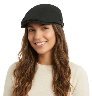 Zdjęcie produktu dla Czapka typu "schiebermütze" dla mężczyzn i kobiet, brytyjski styl retro, czapka typu "flatcap", berecik, czapka "efeu", czapka typu "newsboy", kolor czarny, uniwersalny rozmiar