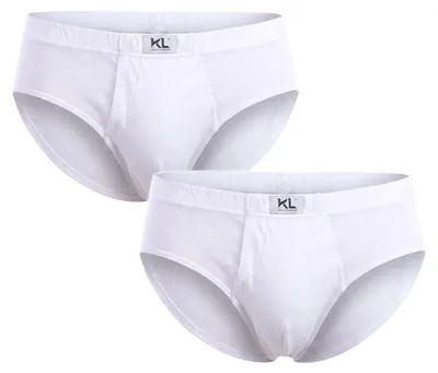 Produktbild von Kisses&Love 2er-Pack Herren-Slips mit offenem Bein, 100 % Baumwolle, KLS3
