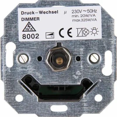 Produktbild von Kopp Unterputz Schalter Dimmer Zeitschaltuhr Telefon Cat6 Zeitschaltuhr Auswahl E-Dimmer mit Druck-Wechselschalter Phasenabschnitt
