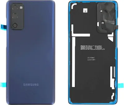 Produktbild von Akkudeckel inkl. Kameraglas kompatibel mit Samsung Galaxy S20FE (SM-G780F), navy
