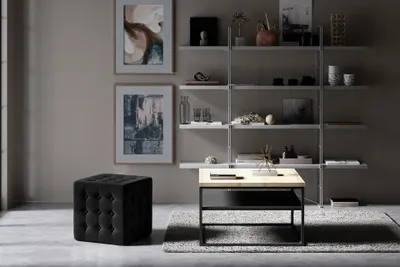 Immagine prodotto di Sgabello cubo RONAN - nero
