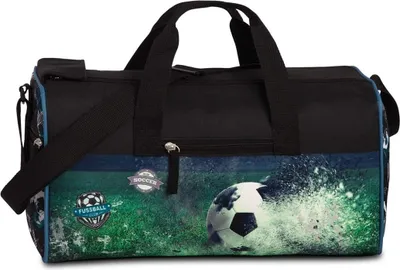 Produktbild von Fabrizio Kindersporttasche Sporttasche Reisetasche Fussball Soccer schwarz