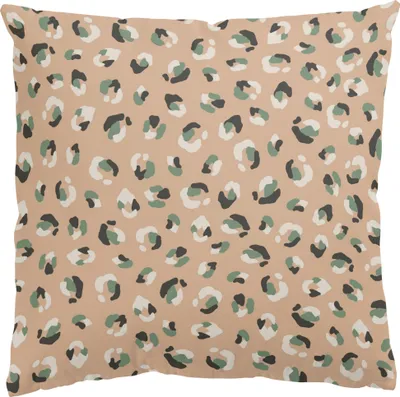 Produktbild von Dekokissen Muster drinnen / Indoor Zierkissen Samt waschbar Design rosa Vintage Sofakissen ohne Füllung