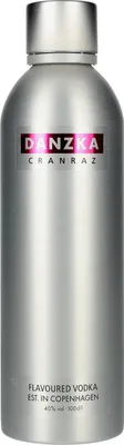 Produktbild von Danzka Vodka CRANRAZ Flavoured Vodka 40% Vol. 1l