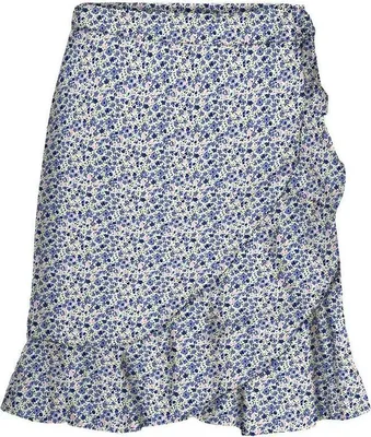 Immagine prodotto di Vero Moda Henna Wrap Exp Gonna corta Blu L Donna Blu L