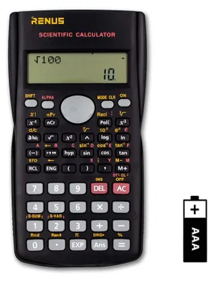 Produktbild von Wissenschaftlicher Taschenrechner, zweizeiliger Funktionsrechner für Schüler und Lehrer