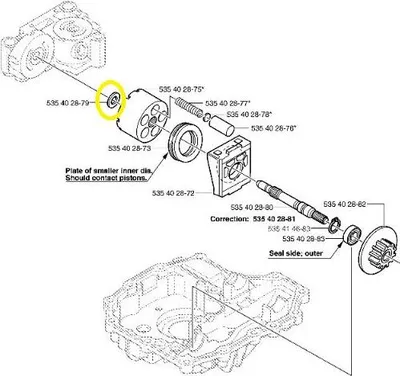 Zdjęcie produktu dla Husqvarna Pad K66M 535402879