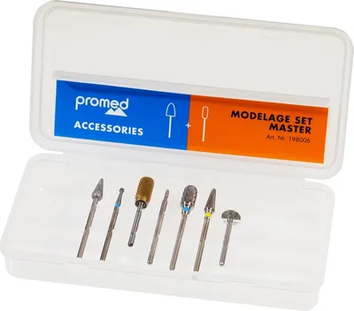 Image de Promed 198006 Set d'abrasifs Master pour ongles artificiels