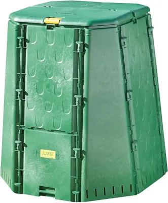 Produktbild von Thermokomposter AEROQUICK 690 (Nutzinhalt 700 l, für Garten- / Küchenabfälle, Komposter aus UV-stabilen Recyclingkunststoff, konische Form, mit 2 Entnahmeklappen, Deckel mit Windsicherung) 20158