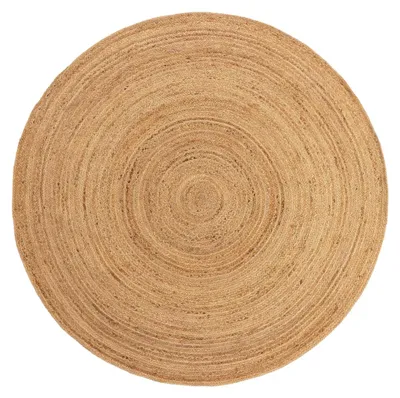 Produktbild von benuta Juteteppich Jutta Hellbraun ø 120 cm