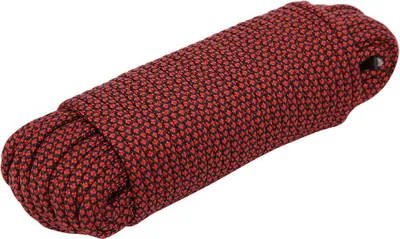 Produktbild von 9-Strang Paracord Survival-Seil, 20m rot, für Camping, Zelt, Rettungs- & Flechtarbeiten, Armbandkunst
