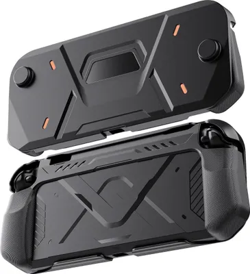 Produktbild von Für Nintendo Switch 2 Robustes TPU Schutzgehäuse im Mecha Design Schwarz