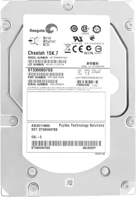 Produktbild von Fujitsu 300Gb A3C40114566 16Mb Cache 15 000 Rpm Sas ST3300657SS