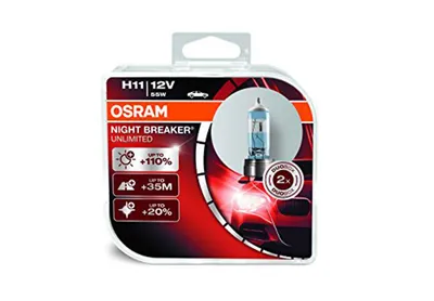 Produktbild von Osram Night Breaker Unlimited, 62 W, H11, Halogen, 2 Stück(e)