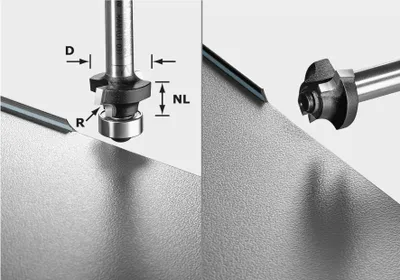 Zdjęcie produktu dla Festool Frez do zaokrąglania HW S8 HW R3 D22-KL OFK | 499797