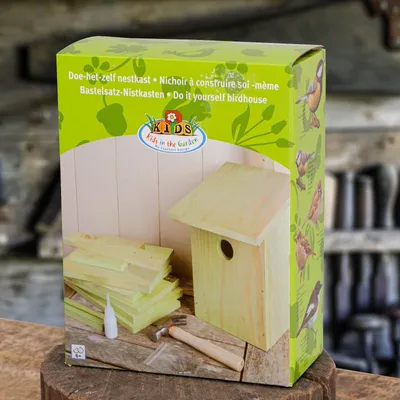 Produktbild von Nistkastenbausatz Vögel, Meisenkasten, Vogel-Nisthilfe