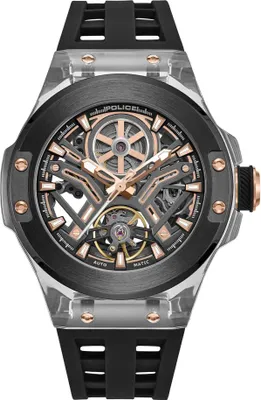 Produktbild von POLICE Herrenuhr Automatikuhr schwarz / grau / bronze onesize Herren 43 mm PEWGR0082201, PEWGR0082202, PEWGR0082203, PEWGR0082204