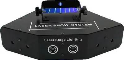 Obrázek produktu pro Pódiové laserové světlo, barevné efekty RGB, ovládání DMX, zástrčka EU