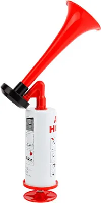 Obrázok produktu pre Bezpečnejší ručný športový klaksón, hliník+ABS mini na športové podujatia, párty, oslavy