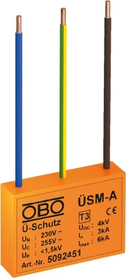 Image de OBO Bettermann Module de protection contre les surtensions ÜSM-A 5092451