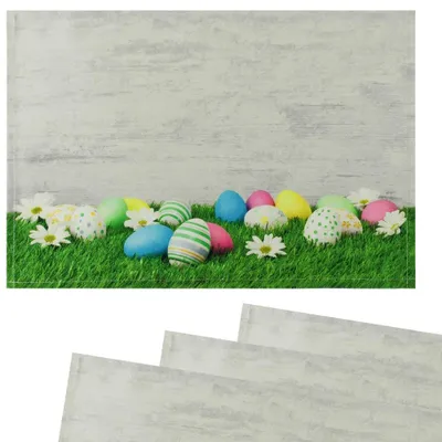Produktbild von Tischsets Stoff Platzsets CLOTH Ostereier Gänseblümchen