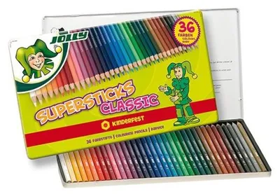 Produktbild von Jolly Buntstifte Supersticks Classic 36 Stück für Kinder