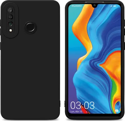Image de Cadorabo Housse pour Huawei P30 LITE Housse de protection en noir TPU silicone Etui Case Housse de téléphone portable