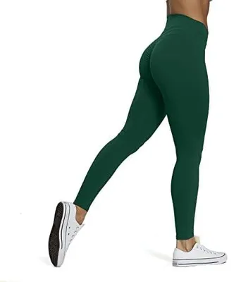 Obrázek produktu pro Aoxjox – Dámské sportovní legíny s vysokým pasem, kompresní, tvarující břicho