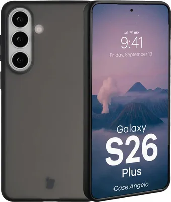 Produktbild von Handyhülle für Galaxy S26 Plus, Bizon Case Angelo, Getönte mit schwarzem Rahmen