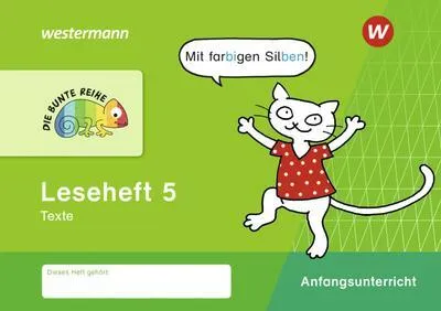 Immagine prodotto di DIE BUNTE REIHE - Deutsch. Leseheft 5 - Silbenausgabe