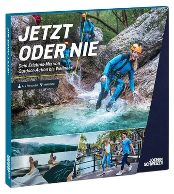 Produktbild von Jochen Schweizer Geschenkbox Jetzt oder nie; Erlebnis verschenken oder selbst erleben;