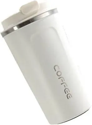 Produktbild von Reise- und Bürothermos aus Edelstahl mit Vakuum, 380 ml, mit Deckel