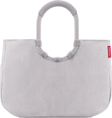 Produktbild von reisenthel loopshopper L, Einkaufstasche, Shopper, Tragetasche, Tasche, Cord Grey, 25 L, OR7084