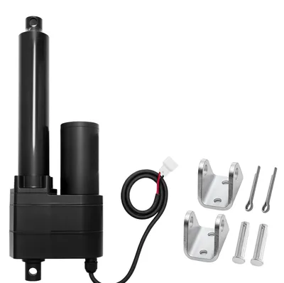 Obrázek produktu pro SucceBuy 12 V lineární pohon, zdvih 150 mm, 9000 N, lineární pohon, IP65, vodotěsný, 5 mm/s, lineární pohony s držáky pro průmyslové stroje a zvedací systémy