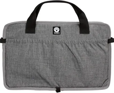 Produktbild von Dooky Original Traveller - faltbares Baby Reisebett inkl. Matratze - superleicht, kompakt, Fächer an den Außenseiten, 41 x 74 cm (aufgebaut) / 41 x 26 cm (gefaltet), 100% Polyester, Schwarz