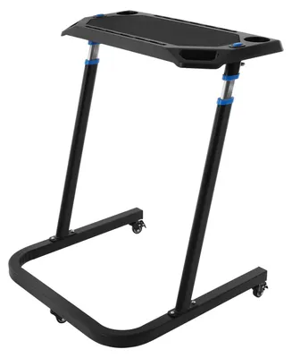 Produktbild von Fitness Tisch, Höhenverstellbar, Tragbarer Übungstisch, schwarz