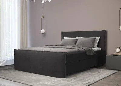 Produktbild von B&B Home Boxspringbett Boro 180x200 cm – mit Bettkasten