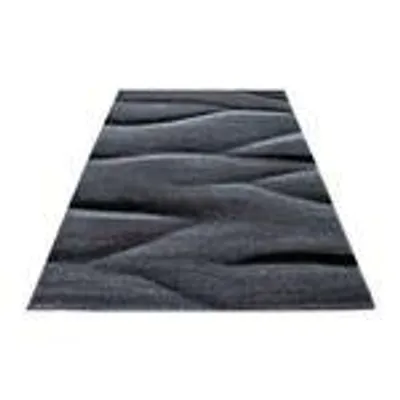 Produktbild von Homebyhome Moderner Kurzflor Teppich - Abstraktes Design für Wohnzimmer & Schlafzimmer, Grösse: 140x200 cm