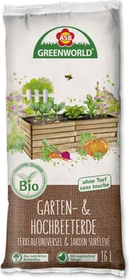 Produktbild von ASB GreenworldGarten- und Hochbeeterde 16L