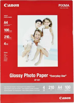 Produktbild von Original Canon Fotopapier GP 501 A4 210 g/qm glossy 100 Blatt