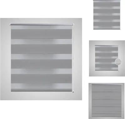 Obrázek produktu pro Dvojitá roleta 120 x 230 cm šedá - Žaluzie a rolety