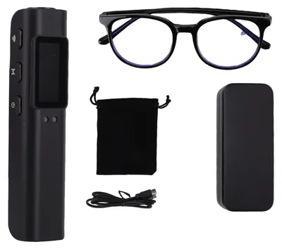 Obrázok produktu pre Prenosné kamerové okuliare, 2,7 K, 12 MP, nahrávanie videa cez Wi-Fi pre vlogovanie, cestovanie, outdoorové športy, bez pamäťovej karty