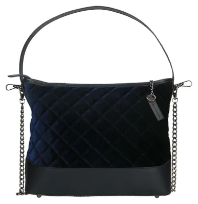 Productafbeelding van Handtas voor dames, gemaakt in Italië, model Nocturne, met "Sauvage" leer