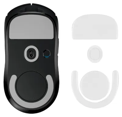 Produktbild von kwmobile Mouse Feet Sticker kompatibel mit Logitech G PRO X Superlight 2 / Superlight 2 SE Ersatz Glider - Mausfüße passgenau - Maus Glides in Weiß