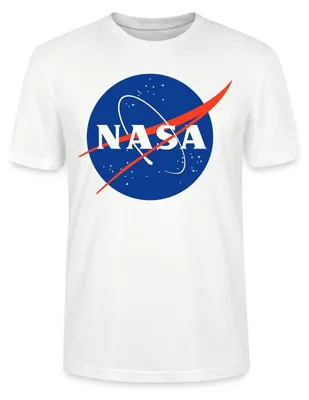 Produktbild von Spreadshirt NASA Classic Logo Uni Bio T-Shirt, 3XL, Weiß