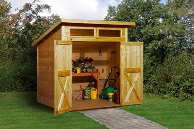 Produktbild von Gartenhaus weka 325 A inkl. Fußboden 222 x 237 cm lasiert