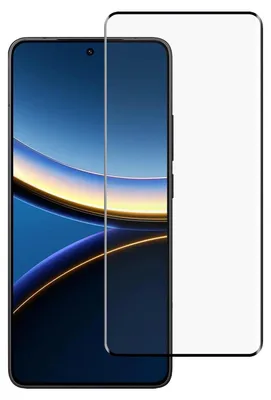 Produktbild von 3D Curved Schutzglas für Xiaomi Poco F7 mit Full Cover Displayschutz Transparent