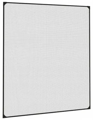 Produktbild von Magnetisches Fiberglas Fenster-Fliegengitter Anthrazit 130x150 cm